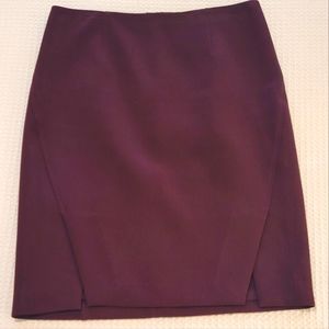 White House Black Market Skirt.  Size 10 Maroon Waist 16"